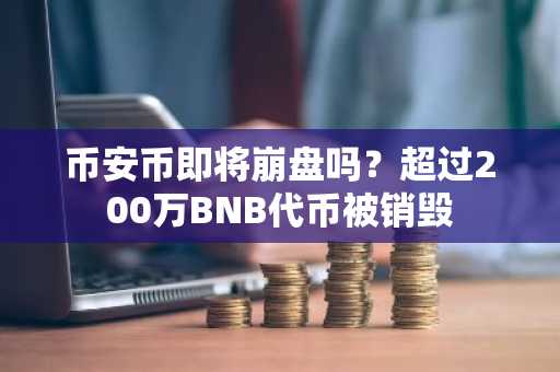 币安币即将崩盘吗？超过200万BNB代币被销毁