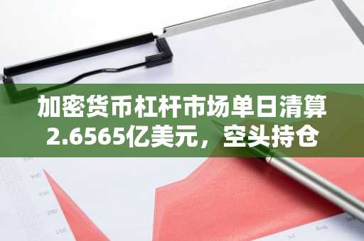 加密货币杠杆市场单日清算2.6565亿美元,空头持仓占比66.64%主导市场