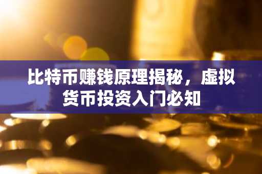 比特币赚钱原理揭秘,虚拟货币投资入门必知