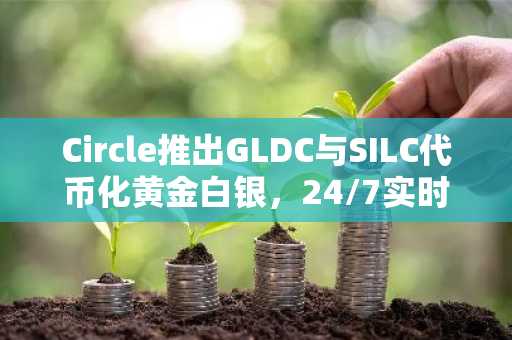 Circle推出GLDC与SILC代币化黄金白银，24/7实时兑换