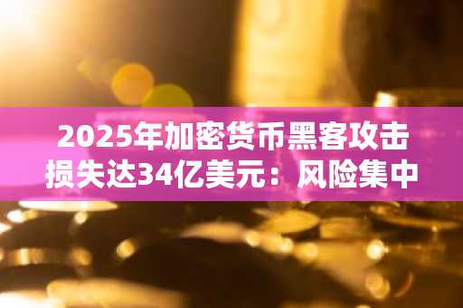 2025年加密货币黑客攻击损失达34亿美元：风险集中化成新威胁