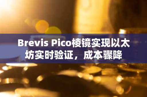 Brevis Pico棱镜实现以太坊实时验证，成本骤降