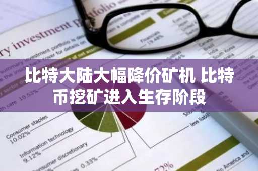 比特大陆大幅降价矿机 比特币挖矿进入生存阶段