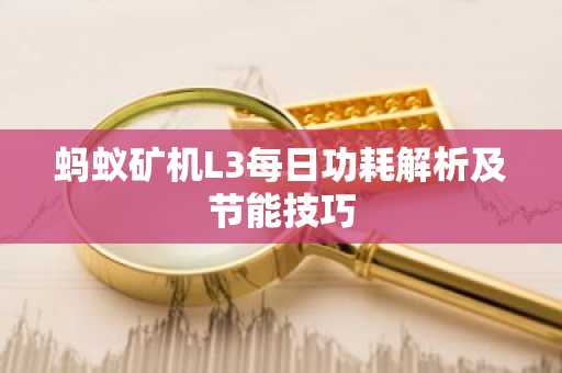 蚂蚁矿机L3每日功耗解析及节能技巧