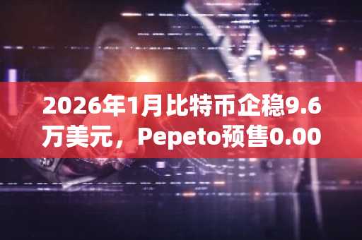 2026年1月比特币企稳9.6万美元，Pepeto预售0.000000178美元或迎20000%收益，币安注册入口下载最新地址