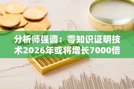 分析师强调：零知识证明技术2026年或将增长7000倍，以太坊与Chainlink盈利趋势趋弱