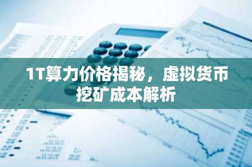 1T算力价格揭秘，虚拟货币挖矿成本解析