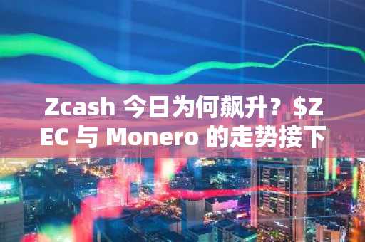 Zcash 今日为何飙升?$ZEC 与 Monero 的走势接下来会如何?