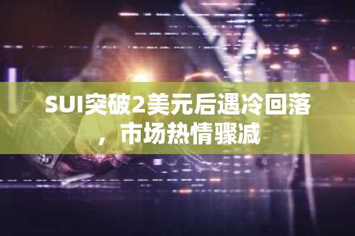 SUI突破2美元后遇冷回落,市场热情骤减