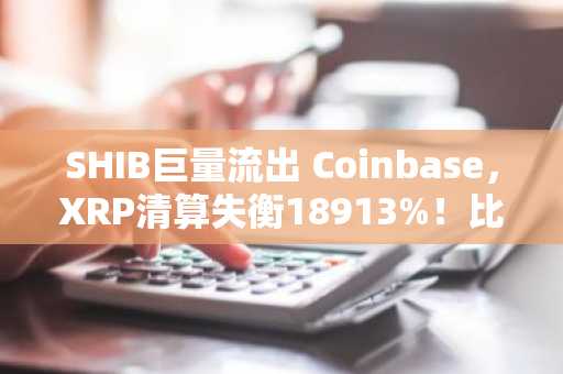 SHIB巨量流出 Coinbase，XRP清算失衡18913%！比特币10万美元目标或提前实现？币安交易所入口下载最新地址