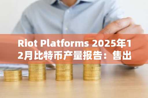 Riot Platforms 2025年12月比特币产量报告：售出1818枚，净收益超1.6亿美元｜币安官方网注册入口