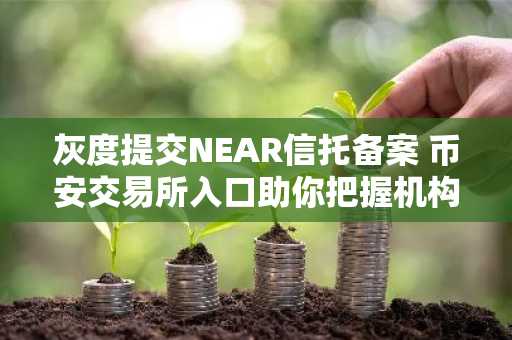 灰度提交NEAR信托备案 币安交易所入口助你把握机构化新机遇