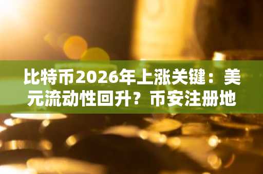 比特币2026年上涨关键：美元流动性回升？币安注册地址最新入口解析