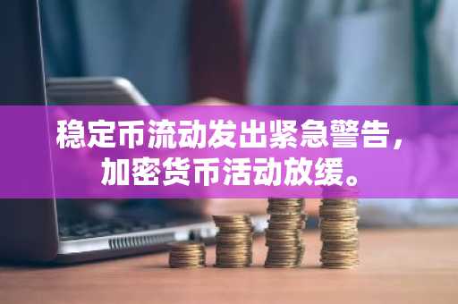 稳定币流动发出紧急警告，加密货币活动放缓。