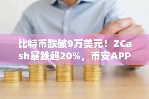 比特币跌破9万美元!ZCash暴跌超20%,币安APP下载入口助你把握市场波动