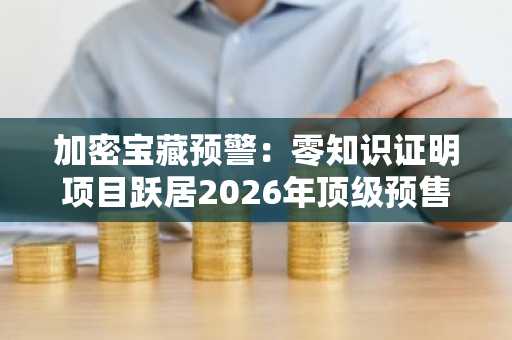 加密宝藏预警:零知识证明项目跃居2026年顶级预售,预期回报达千倍!