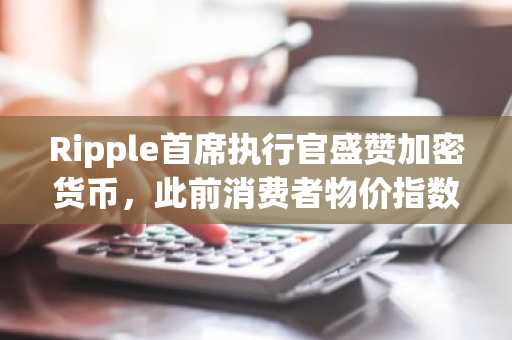 Ripple首席执行官盛赞加密货币，此前消费者物价指数显示美国金融服务成本下降