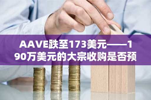 AAVE跌至173美元——190万美元的大宗收购是否预示着反弹的开始？