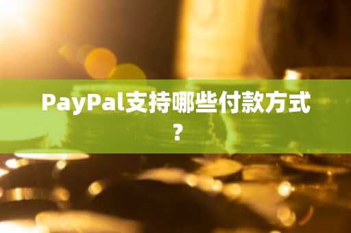 PayPal支持哪些付款方式？