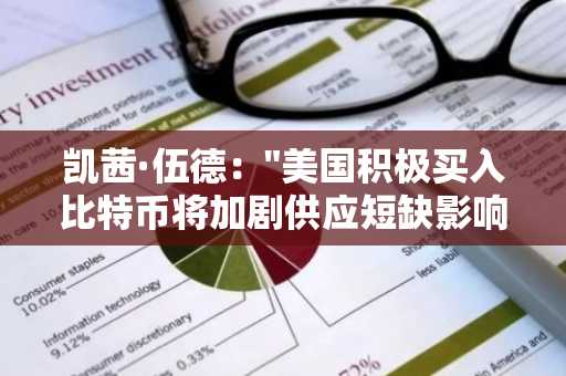 凯茜·伍德："美国积极买入比特币将加剧供应短缺影响"