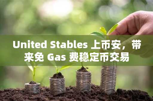 United Stables 上币安,带来免 Gas 费稳定币交易