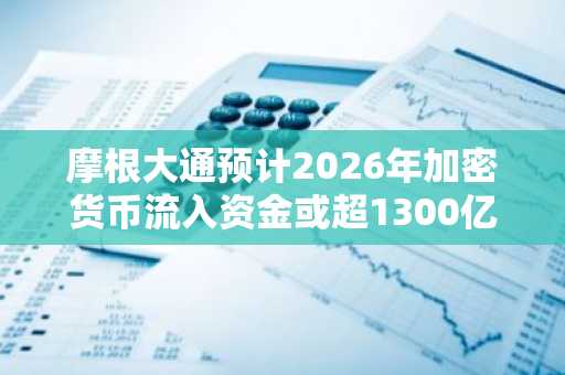 摩根大通预计2026年加密货币流入资金或超1300亿美元