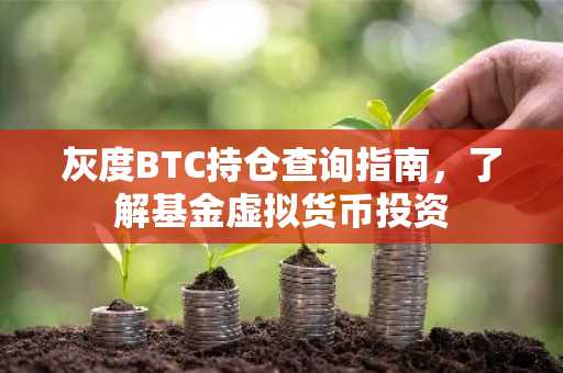 灰度BTC持仓查询指南,了解基金虚拟货币投资