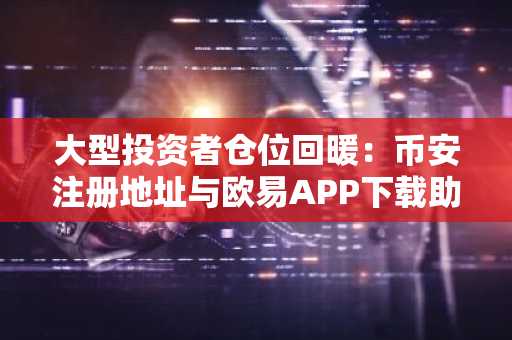 大型投资者仓位回暖：币安注册地址与欧易APP下载助力交易布局