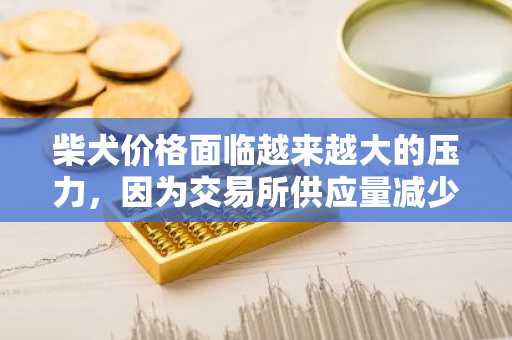 柴犬价格面临越来越大的压力，因为交易所供应量减少了