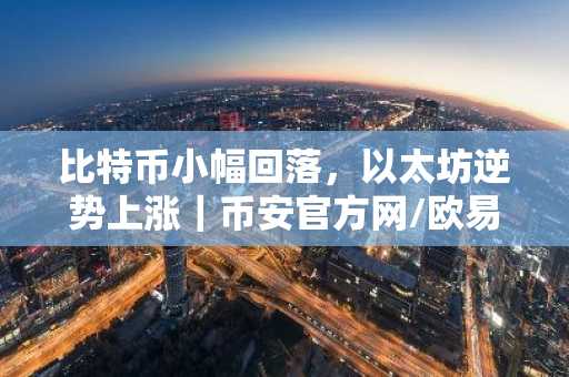 比特币小幅回落，以太坊逆势上涨｜币安官方网/欧易OKX最新地址入口下载