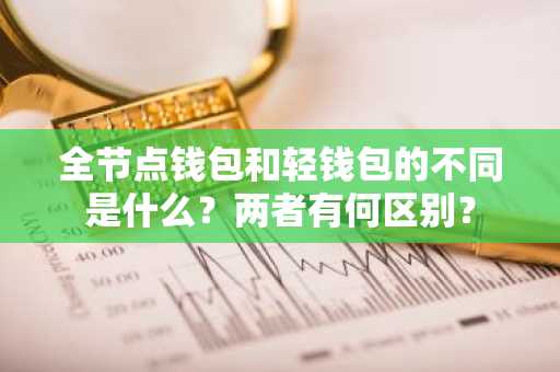 全节点钱包和轻钱包的不同是什么？两者有何区别？