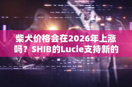 柴犬价格会在2026年上涨吗？SHIB的Lucie支持新的价格策略。