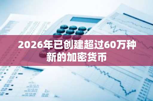 2026年已创建超过60万种新的加密货币
