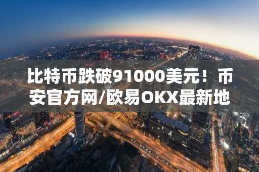 比特币跌破91000美元！币安官方网/欧易OKX最新地址入口助你把握市场波动