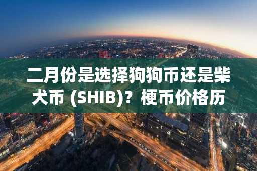 二月份是选择狗狗币还是柴犬币 (SHIB)？梗币价格历史揭示了 397% 的不平衡
