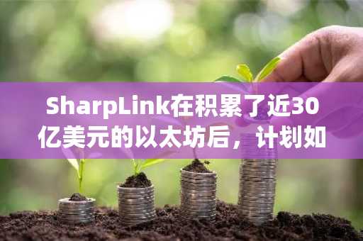 SharpLink在积累了近30亿美元的以太坊后，计划如何在2026年实现增长？
