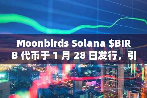 Moonbirds Solana $BIRB 代币于 1 月 28 日发行，引发 NFT 价格上涨 8%。