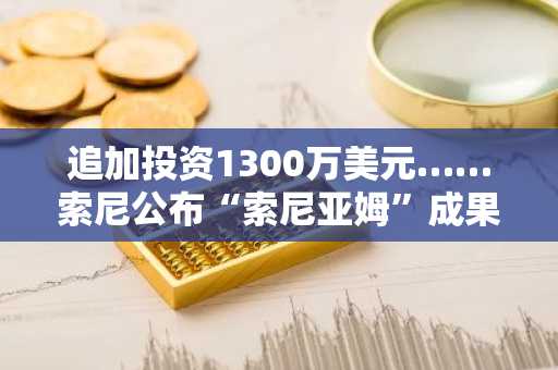 追加投资1300万美元……索尼公布“索尼亚姆”成果并做出决策