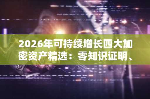 2026年可持续增长四大加密资产精选：零知识证明、Solana、Arbitrum与Sui！