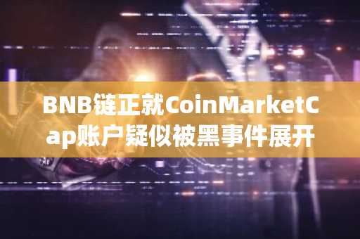 BNB链正就CoinMarketCap账户疑似被黑事件展开调查