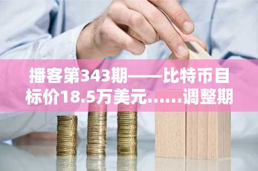 播客第343期——比特币目标价18.5万美元……调整期间上升态势依然稳固