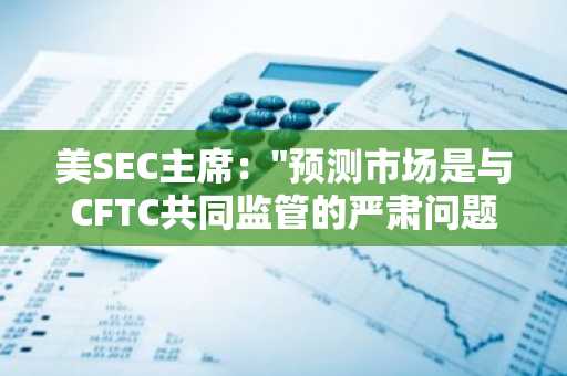 美SEC主席:"预测市场是与CFTC共同监管的严肃问题"