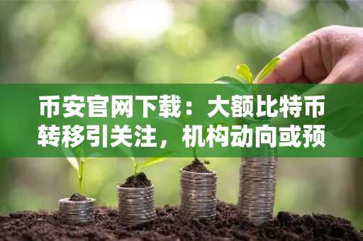 币安官网下载：大额比特币转移引关注，机构动向或预示抛压