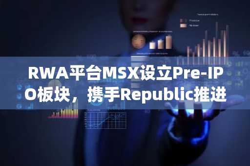 RWA平台MSX设立Pre-IPO板块，携手Republic推进数千万美元独角兽代币化